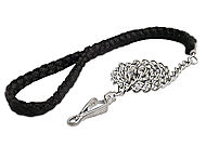 Handle Nylon Braided Leash Large Dogs like Golden Retriever