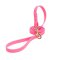 Pink Waterproof Golden Retriever Leash Made of Biothane