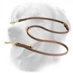Multifunctional Leather Golden Retriever Leash