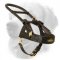 Guide and Assistance Leather Golden Retriever Harness with Handle