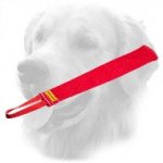 French Linen Golden Retriever Bite Rag