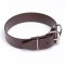 Extra Wide Brown Biothane Golden Retriever Collar