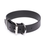Extra Wide Black Biothane Golden Retriever Collar