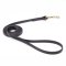 Black Biothane Golden Retriever Leash for Walking, Tracking