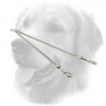 Chrome Plated Golden Retriever Coupler for Walking 2 Dogs