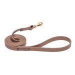 Khaki Waterproof Golden Retriever Leash Made of Biothane