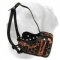 Magma Painted Leather Golden Retriever Muzzle