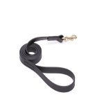 Black Waterproof Golden Retriever Leash Made of Biothane