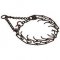 Strong Herm Sprenger Golden Retriever Pinch Prong Collar of Black Stainless Steel - 2.25 mm (1/11 inch)
