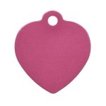 Heart Shaped Personalized Engraving ID tag