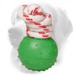 Waterproof Rubber Dotted Golden Retriever Ball