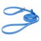 Solid Blue Biothane Golden Retriever Leash and Collar Combo