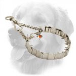 Stainless Steel Neck Tech Pinch Prong Collar for Dog Training