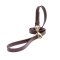 Brown Waterproof Golden Retriever Leash Made of Biothane