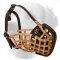 Style Leather Basket Muzzle for Training