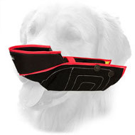 Comfy in Use French Linen Golden Retriever Bite Sleeve