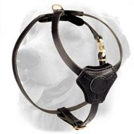 Simple Design Leather Harness for Puppies