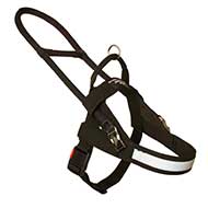 Lightweight Guide Nylon Golden Retriever Harness with Reflective Trim