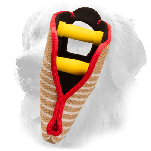  Golden Retriever Bite Builder Sleeve with Padded Comfortable Handles