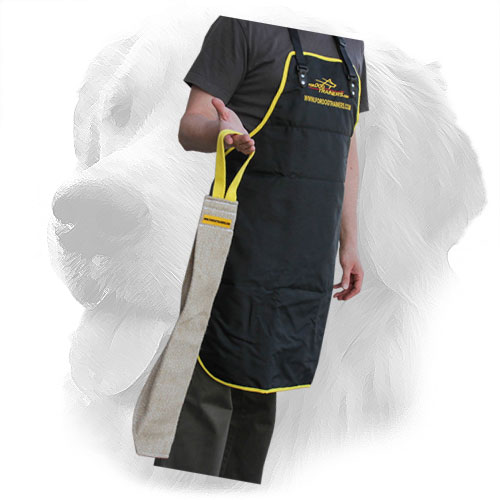 Durable Golden Retriever Bite Rag with One Handle