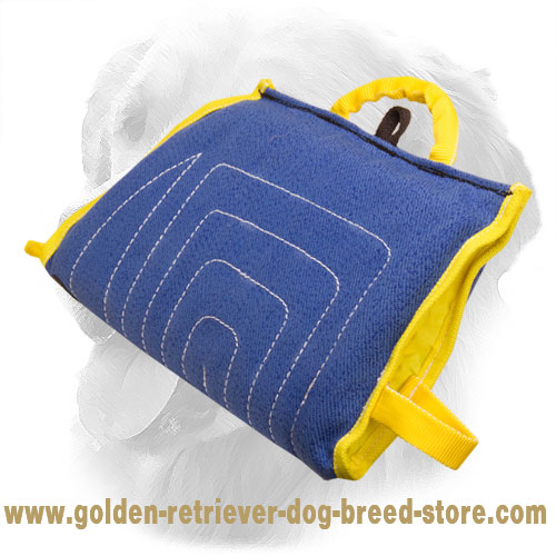 French Linen Golden Retriever Bite Sleeve for Puppies