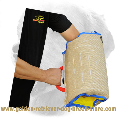 Safe in Use Golden Retriever Bite Sleeve for Puppies