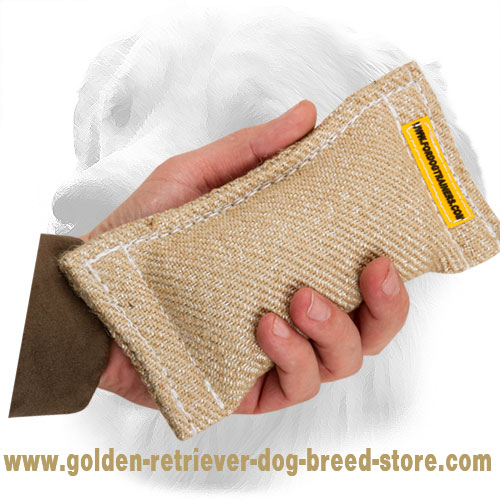 Jute Golden Retriever Bite Tug for Young Dogs Training