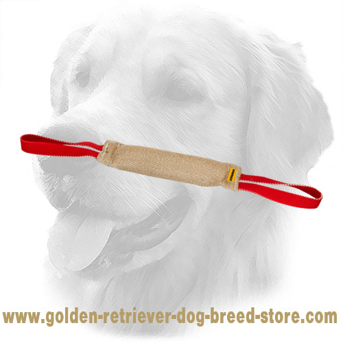 Jute Golden Retriever Bite Tug for Effective Training