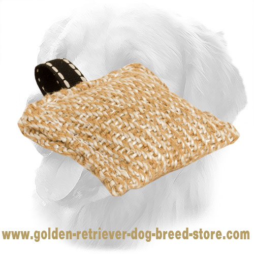 Jute Golden Retriever Bite Tug for Dog Training