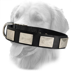 Original Design Nylon Collar with Vintage Plates