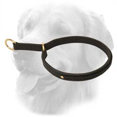 Leather Choke Collar for Walking