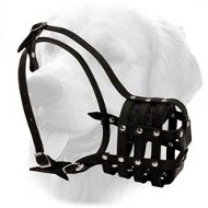 Full Grain Leather Everyday Dog Muzzle