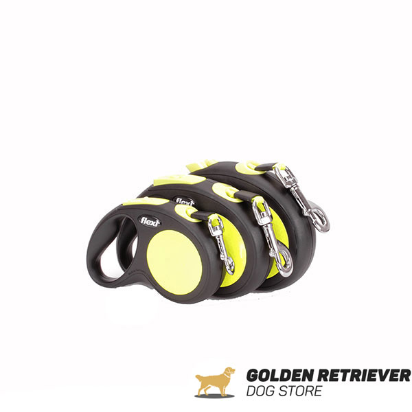 Retractable Leash with Easy-to-unlock Durable Chrome Plated Snap Hook