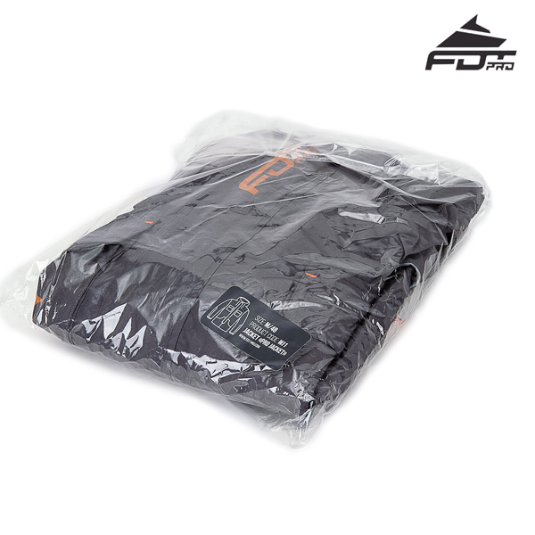 FDT Professional Dog Tracking Jacket with Durable Velcro Patches