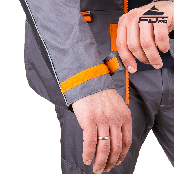Top Notch Velcro Patches on Dog Training Jacket for Handy Use