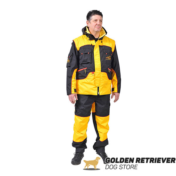 Pro Dog Training Suit of Weatherproof Membrane Fabric