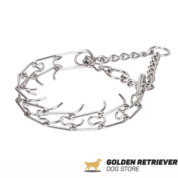 Prong collar with corrosion proof O-ring of stainless steel