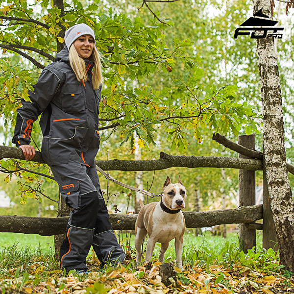 Unisex Design Pants with Comfortable Back Pockets for Active Dog Training