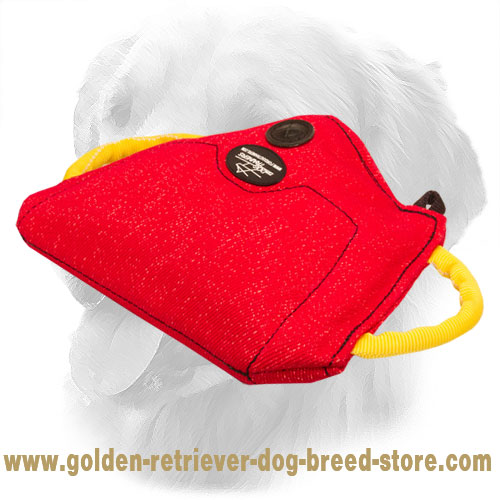Puppy French Linen Golden Retriever Bite Builder