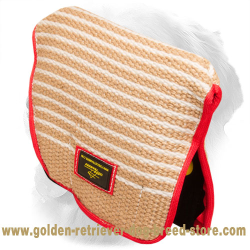 Jute Golden Retriever Bite Builder-Sleeve