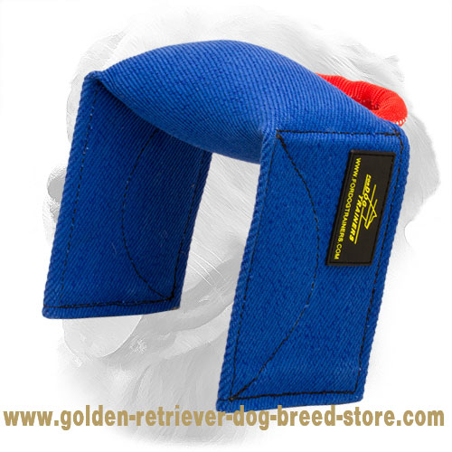 Multipurpose French Linen Golden Retriever Bite Pad with Flexible Sides