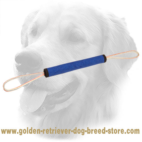 Durable French Linen Golden Retriever Bite Roll for Puppy Training