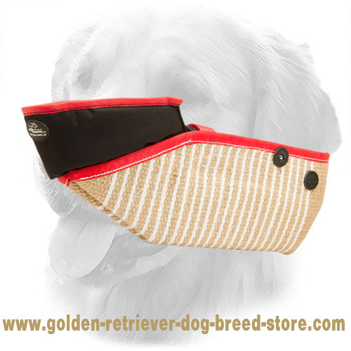 Jute Golden Retriever Bite Sleeve for Schutzhund Training