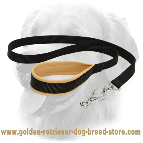 Golden Retriever Nylon Leash Padded Handle