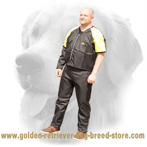 Nylon Protection Scratch Suit for Golden Retriever Training