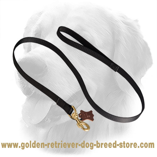 Golden Retriever Nylon Leash for Military Service