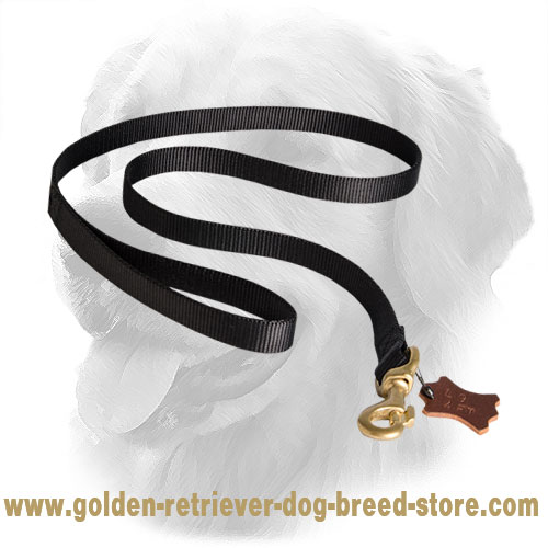 Golden Retriever Nylon Leash for Tracking Work