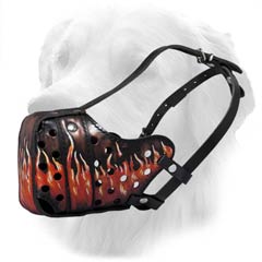 Leather Muzzle For Golden Retriever