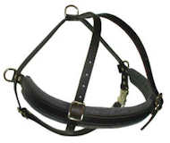 Tracking/PullingLeather Dog Harness For Golden Retriever